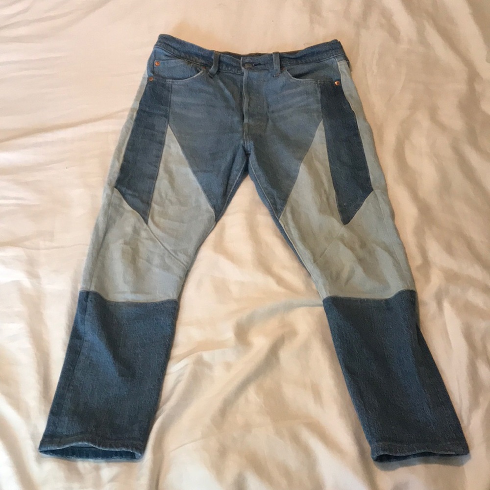 LEVI’S patchwork jeans
